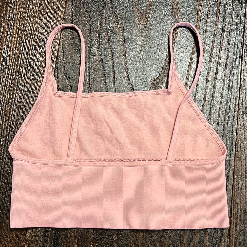 Free People Intimately Andi Square Neck Ribbed Seamless Longline Bralette - Picture 7 of 8